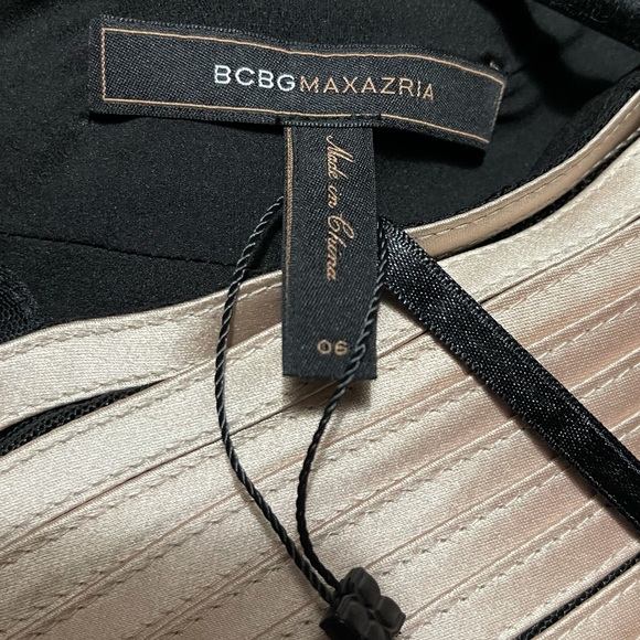 BCBG MAXAZRIA MESH BANDAGE DRESS - Picture 4 of 4